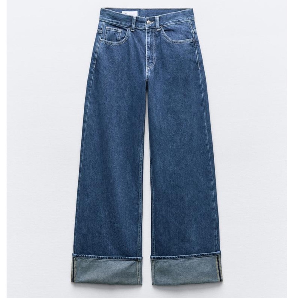 Zara TRF High Waist wide leg jeans